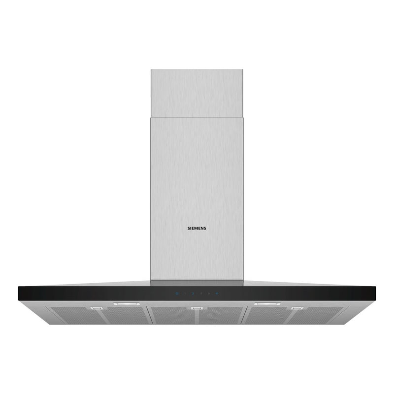 Siemens - IQ300 Wall-mounted Cooker Hood 90 cm Stainless Steel LC97QFM50B 