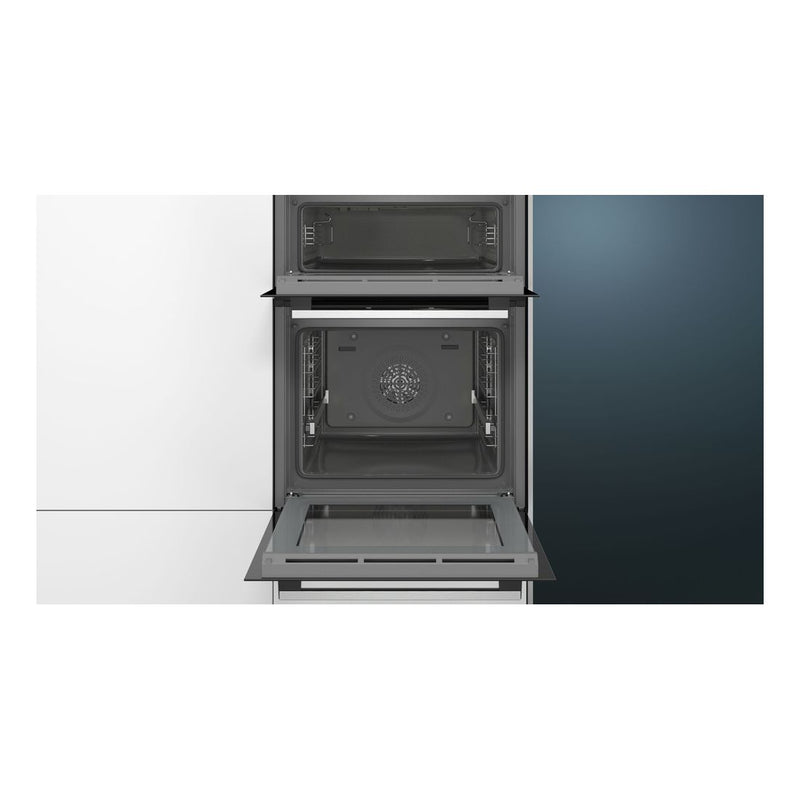 Siemens - IQ500 Built-in Double Oven Stainless Steel MB535A0S0B 