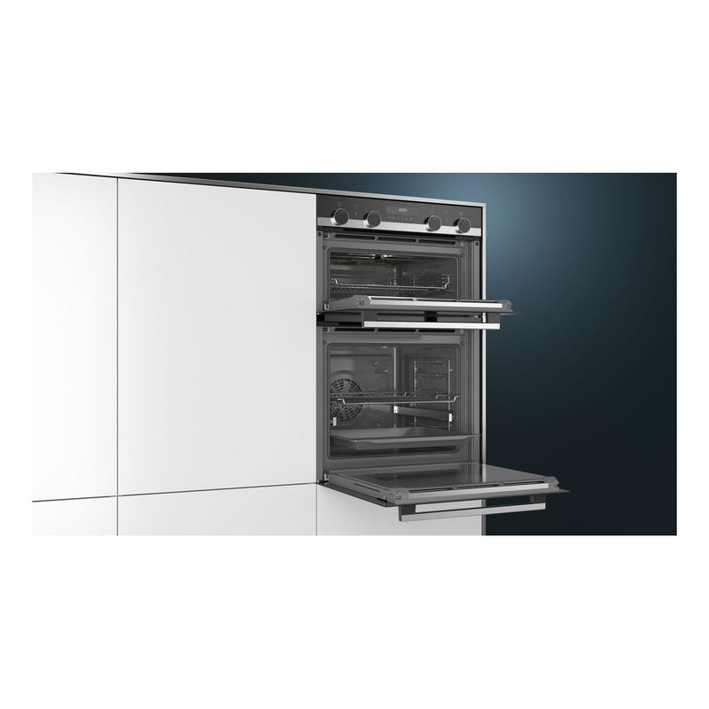 Siemens - IQ500 Built-in Double Oven Stainless Steel MB578G5S6B 