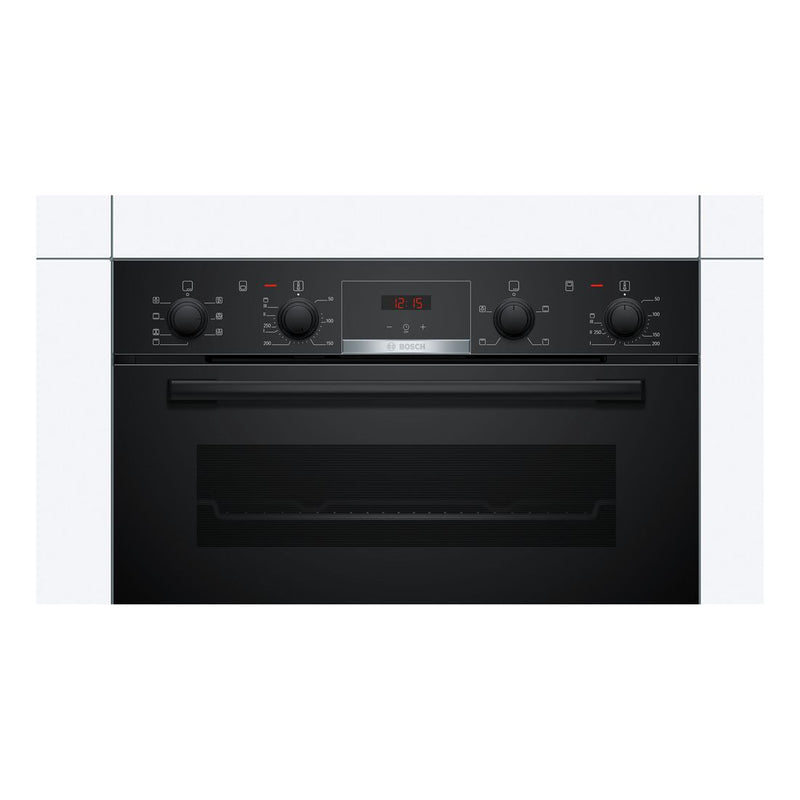 博世-系列| 4個內建雙烤箱黑色MBS533BB0B