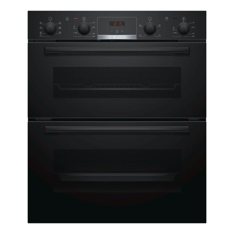 Bosch - Serie | 4 Built-under Double Oven Black NBS533BB0B 