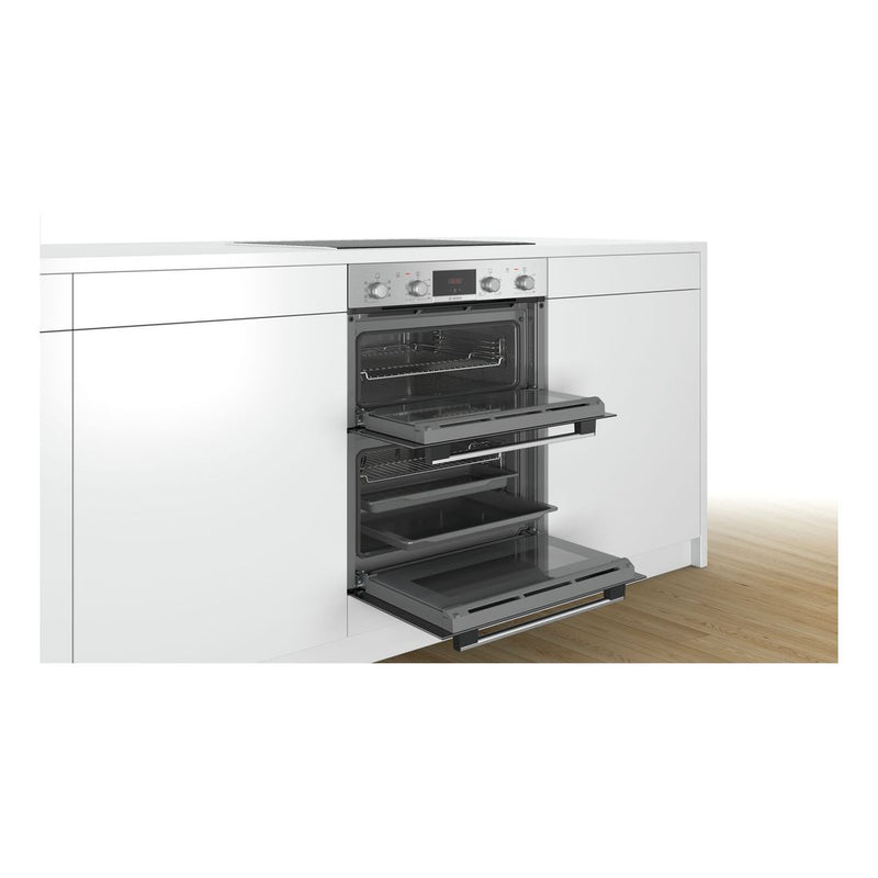 Bosch - Serie | 4 Built-under Double Oven Stainless Steel NBS533BS0B