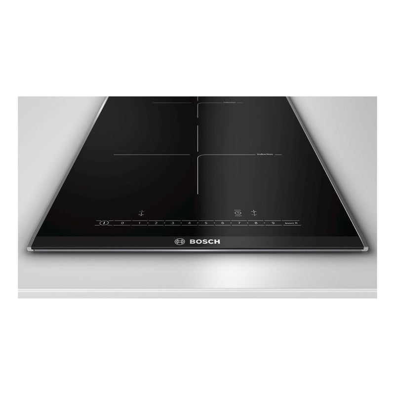 Bosch - Serie | 6 Domino Induction Hob 30 cm Black, Surface Mount With Frame PIB375FB1E