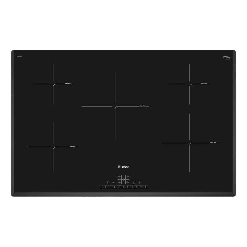 Bosch - Serie | 6 Induction Hob 80 cm Black, Surface Mount Without Frame PIV851FB1E 