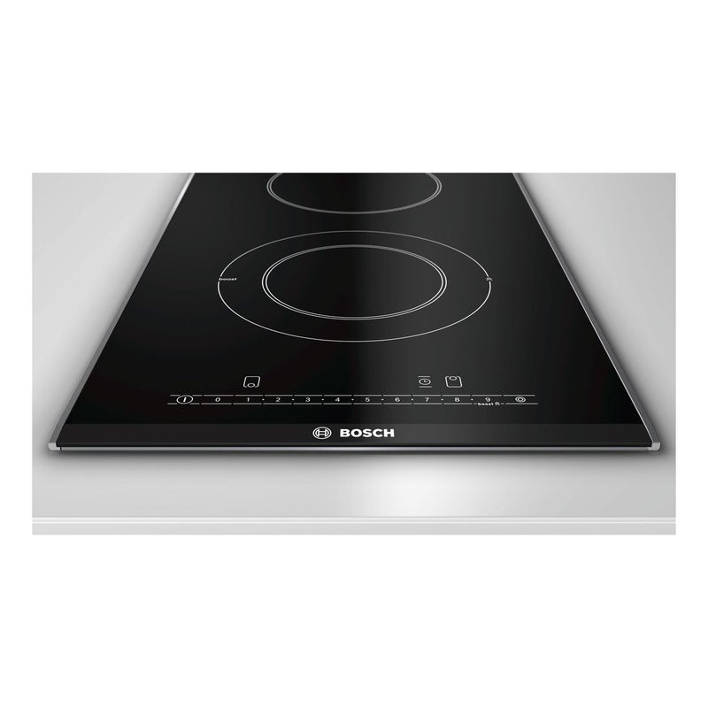 Bosch - Serie | 6 Domino Electric Hob 30 cm Black, Surface Mount With Frame PKF375FP1E