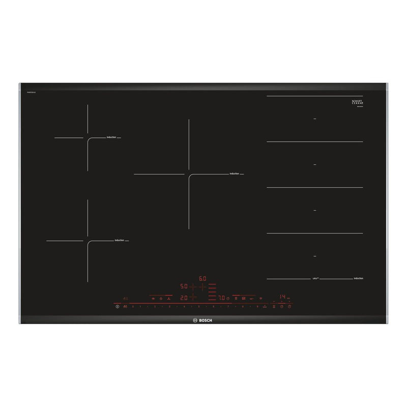 Bosch - Serie | 8 Induction Hob 80 cm Black, Surface Mount With Frame PXV875DV1E 
