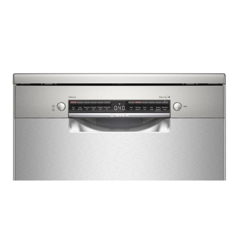 博世-系列| 4 獨立式洗碗機 60 公分 銀色/Innox SMS4HAI40G