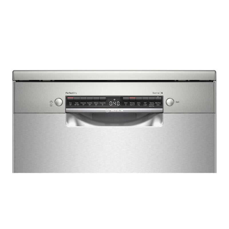 博世-系列| 6 獨立式洗碗機 60 公分 銀色/Innox SMS6ZCI00G