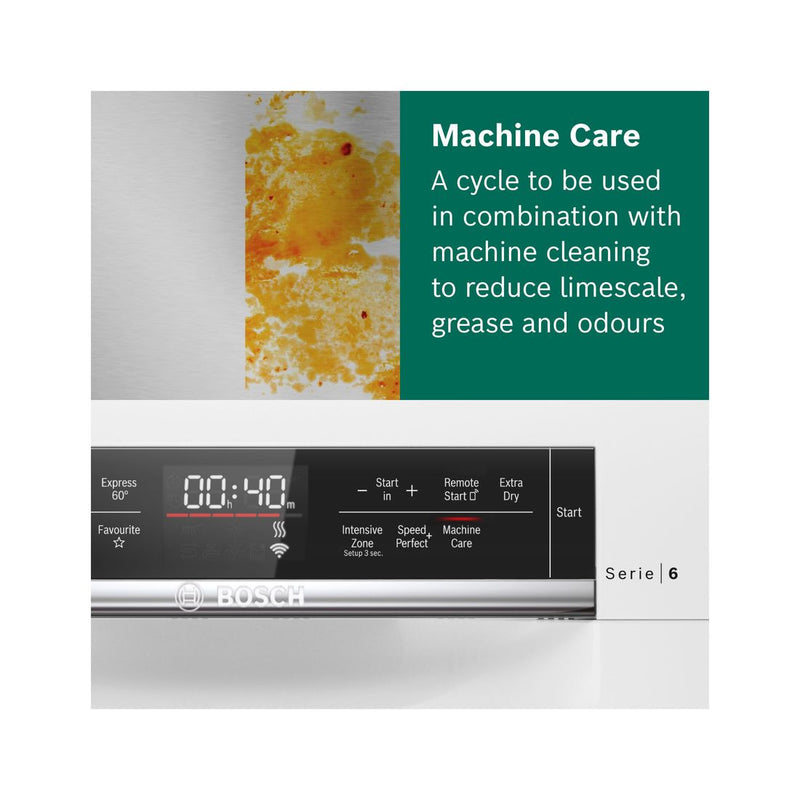 博世-系列| 6 獨立式洗碗機 60 公分 白色 SMS6ZDW48G