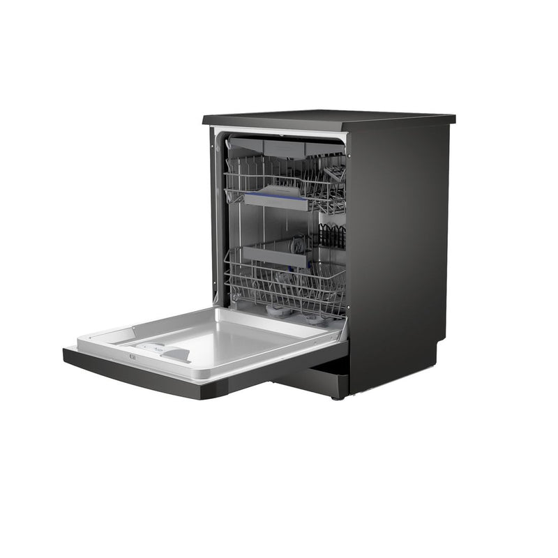 Siemens - IQ300 Free-standing Dishwasher 60 cm Black Inox SN23EC14CG 