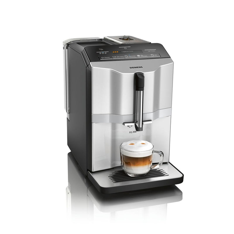 Siemens - Fully Automatic Coffee Machine EQ.300 Silver TI353201GB 