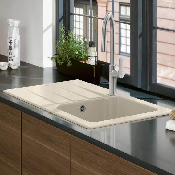 Villeroy &amp; Boch Architectura 45 廚房水槽，附瀝水器，可翻轉