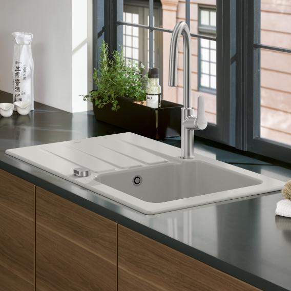 Villeroy & Boch Architectura 45 kitchen sink with drainer, reversible