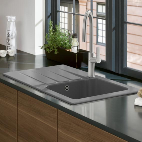 Villeroy & Boch Architectura 45 kitchen sink with drainer, reversible