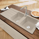 Villeroy & Boch Architectura 80 kitchen sink with half bowl and drainer, reversible