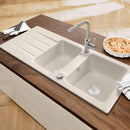 Villeroy & Boch Architectura 80 kitchen sink with half bowl and drainer, reversible