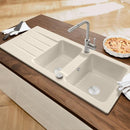 Villeroy & Boch Architectura 80 kitchen sink with half bowl and drainer, reversible