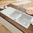 Villeroy & Boch Architectura 80 kitchen sink with half bowl and drainer, reversible
