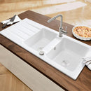 Villeroy & Boch Architectura 80 kitchen sink with half bowl and drainer, reversible