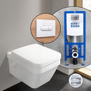 Villeroy & Boch Architectura complete SET wall-mounted toilet with neeos pre-wall element, flush plate