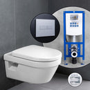 Villeroy & Boch Architectura complete SET wall-mounted toilet with neeos pre-wall element, flush plate