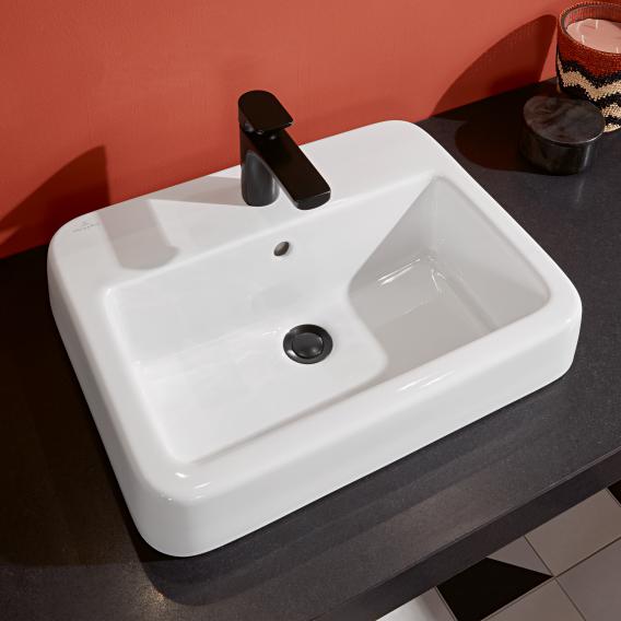 Villeroy & Boch Architectura drop-in washbasin white, with overflow