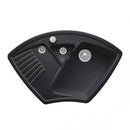 Villeroy & Boch Arena Eck corner kitchen sink with half bowl and drainer