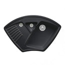 Villeroy & Boch Arena Eck corner kitchen sink with half bowl and drainer