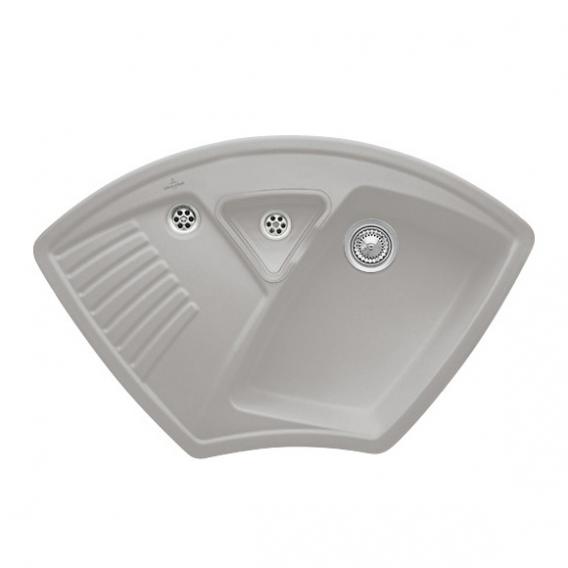 Villeroy & Boch Arena Eck corner kitchen sink with half bowl and drainer