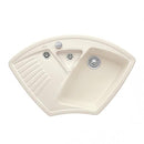 Villeroy & Boch Arena Eck corner kitchen sink with half bowl and drainer