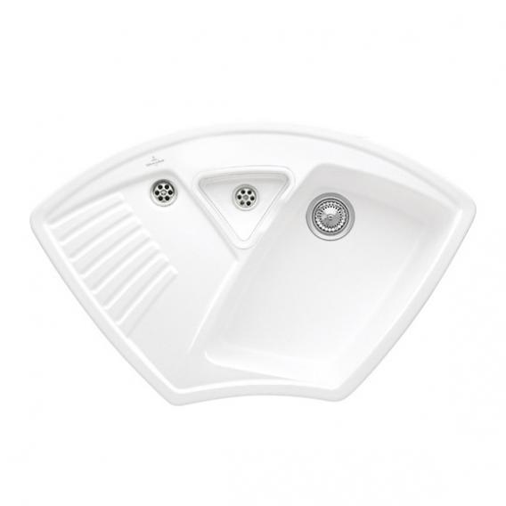 Villeroy & Boch Arena Eck corner kitchen sink with half bowl and drainer