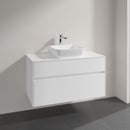 Villeroy & Boch Artis countertop washbasin with Embrace vanity unit with 2 pull-out compartments
