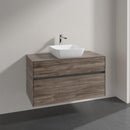 Villeroy & Boch Artis countertop washbasin with Embrace vanity unit with 2 pull-out compartments