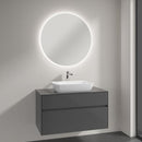 Villeroy & Boch Artis countertop washbasin with Embrace vanity unit and More to See Lite mirror