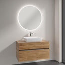 Villeroy & Boch Artis countertop washbasin with Embrace vanity unit and More to See Lite mirror