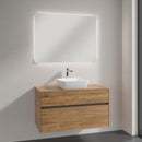 Villeroy & Boch Artis countertop washbasin with Embrace vanity unit and More to See Lite