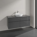 Villeroy & Boch Artis countertop washbasin with Embrace vanity unit with 4 pull-out compartments