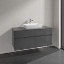 Villeroy & Boch Artis countertop washbasin with Embrace vanity unit with 4 pull-out compartments