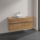 Villeroy & Boch Artis countertop washbasin with Embrace vanity unit with 4 pull-out compartments