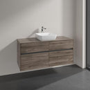 Villeroy & Boch Artis countertop washbasin with Embrace vanity unit with 4 pull-out compartments