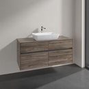 Villeroy & Boch Artis countertop washbasin with Embrace vanity unit with 4 pull-out compartments