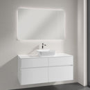 Villeroy & Boch Artis countertop washbasin with Embrace vanity unit and More to See Lite