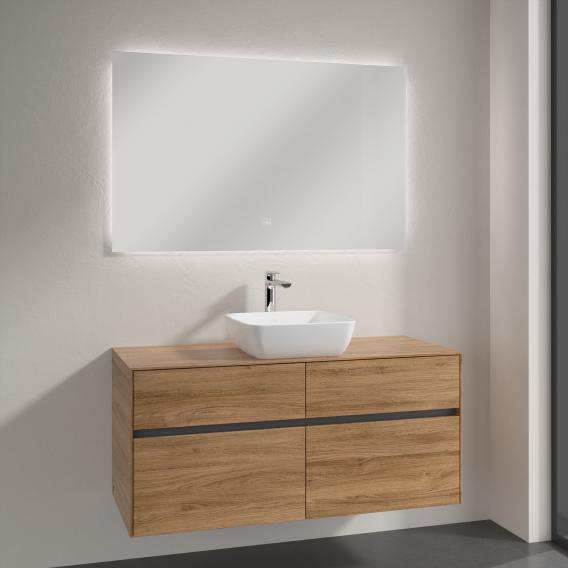 Villeroy & Boch Artis countertop washbasin with Embrace vanity unit and More to See Lite