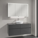 Villeroy & Boch Artis countertop washbasin with Embrace vanity unit and My View Now mirror cabinet