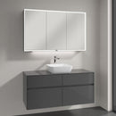 Villeroy & Boch Artis countertop washbasin with Embrace vanity unit and My View Now mirror