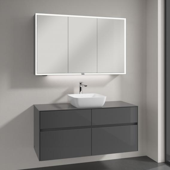 Villeroy & Boch Artis countertop washbasin with Embrace vanity unit and My View Now mirror