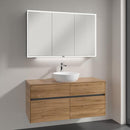 Villeroy & Boch Artis countertop washbasin with Embrace vanity unit and My View Now mirror cabinet