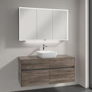 Villeroy & Boch Artis countertop washbasin with Embrace vanity unit and My View Now mirror