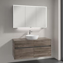 Villeroy & Boch Artis countertop washbasin with Embrace vanity unit and My View Now mirror cabinet