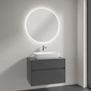 Villeroy & Boch Artis countertop washbasin with Embrace vanity unit and More to See Lite mirror